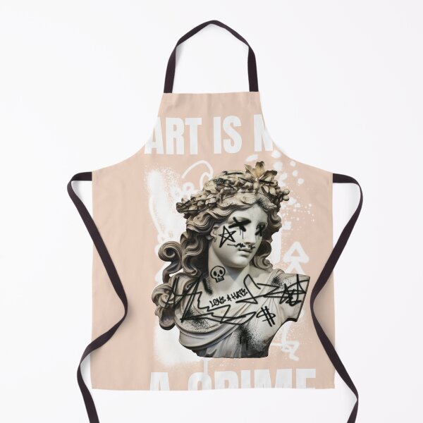 Item preview, Art is not a crime | Roman Bust & Greek Graffiti Sculpture designed and sold by kahossa93.