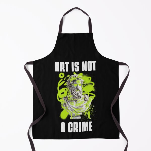 Item preview, Art is not a crime | Roman Bust & Greek Graffiti Sculpture designed and sold by kahossa93.