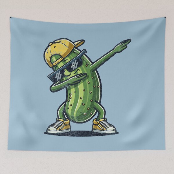 Item preview, Dabbing Dill Pickle Funny Cucumber Dancing Swag designed and sold by lunaticbear.