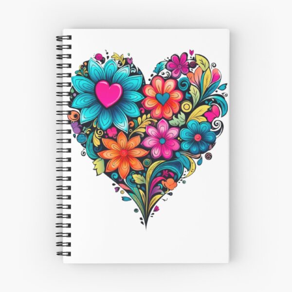 Item preview, Colorful Floral Heart Design designed and sold by PaperieJennifer.