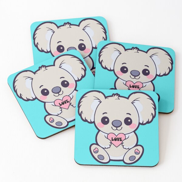 Item preview, Cute Kawaii Koala bear holding love heart designed and sold by DT creations.