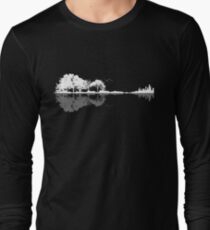 Natur Gitarre Langarmshirt