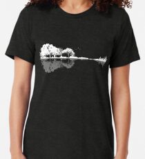 Natur Gitarre Vintage T-Shirt
