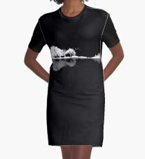 Natur Gitarre T-Shirt Kleid