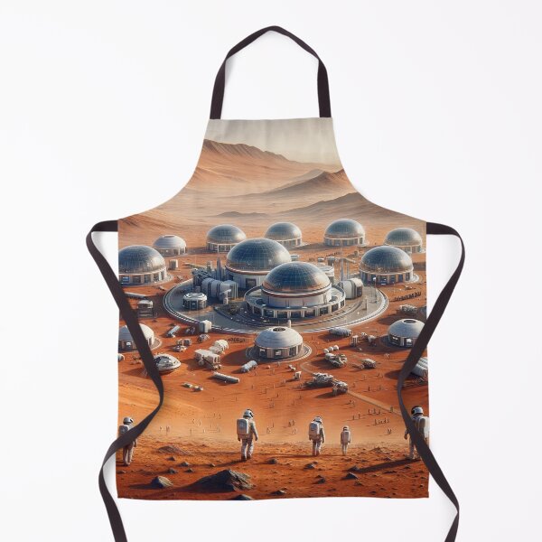 Item preview, Human Settlement in Mars - Futuristic Vision - Space Quest designed and sold by ARVA-Digital.