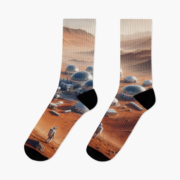 Item preview, Human Settlement in Mars - Futuristic Vision - Space Quest designed and sold by ARVA-Digital.