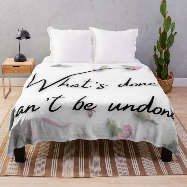 Item preview, WHAT'S DONE CAN'T BE UNDONE designed and sold by BootsNCatsStore.