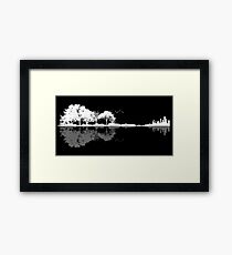 Natur Gitarre Gerahmtes Wandbild