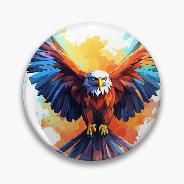 Item preview, Colorful Eagle designed and sold by Glause-and-son.