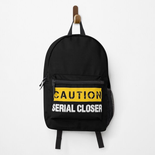 Item preview, Caution : Serial Closer - Funny Salesman Closing Caution Sign designed and sold by WIZECROW.