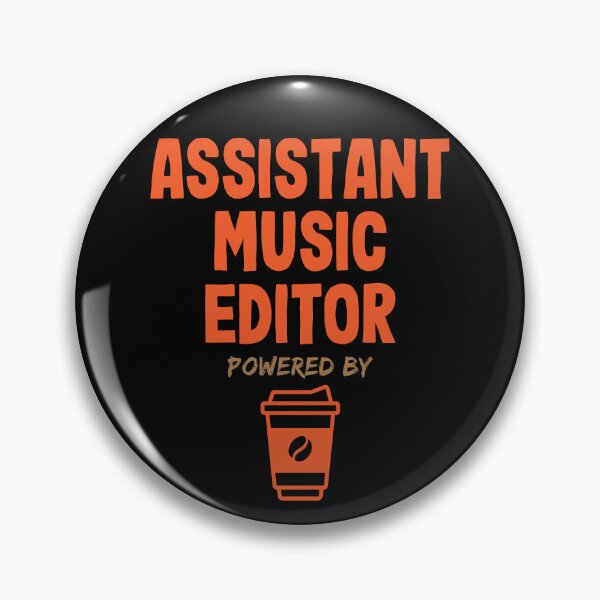 Item preview, Assistant Music Editor Powered by Coffee designed and sold by NermilioDesigns.