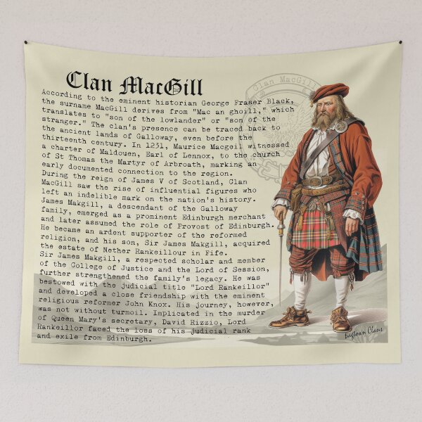 Item preview, MacGill Scottish Clan History  designed and sold by BagTown Clans.