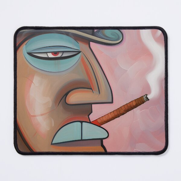 Item preview, Pastel Perspectives- Harmonizing Hues in Anthropomorphic Abstract Cigars designed and sold by OlfactoART Studio.