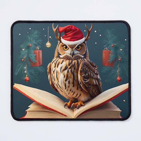 Item preview, A Wise Owl Spreads Yuletide Cheer designed and sold by Best-Art-32.