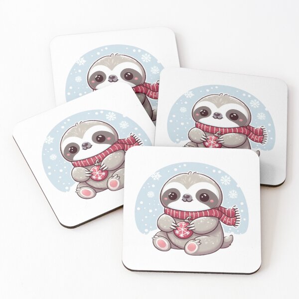 Item preview, Sloth playing in the snow designed and sold by Kenji11.