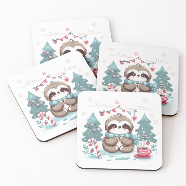 Item preview, Sloth playing in the snow designed and sold by Kenji11.