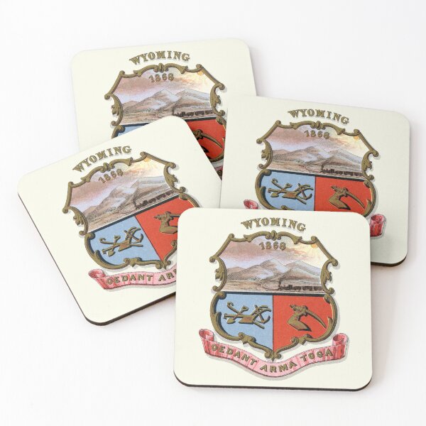 Item preview, 1876 Wyoming Coat of Arms designed and sold by historicimage.