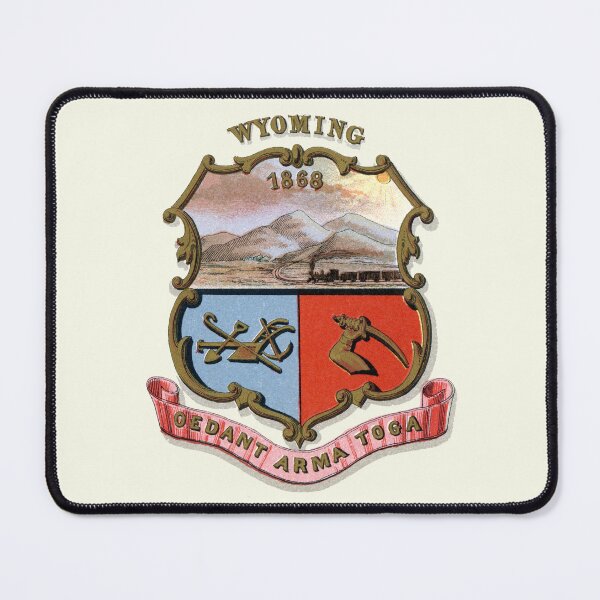 Item preview, 1876 Wyoming Coat of Arms designed and sold by historicimage.
