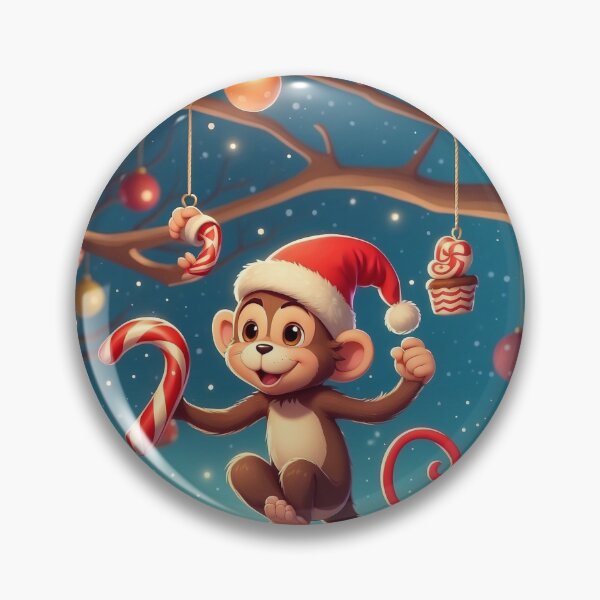 Item preview, Monkeying Around in Santa Land designed and sold by Best-Art-32.