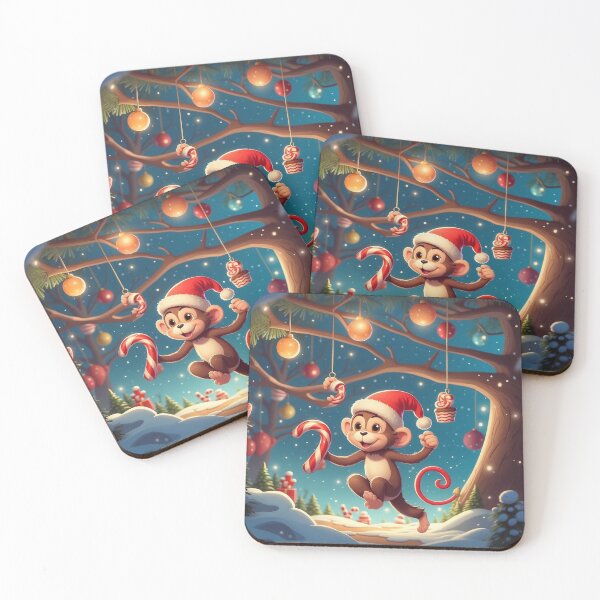 Item preview, Monkeying Around in Santa Land designed and sold by Best-Art-32.