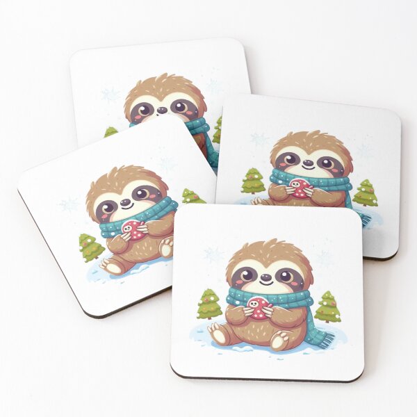 Item preview, Sloth playing in the snow designed and sold by Kenji11.