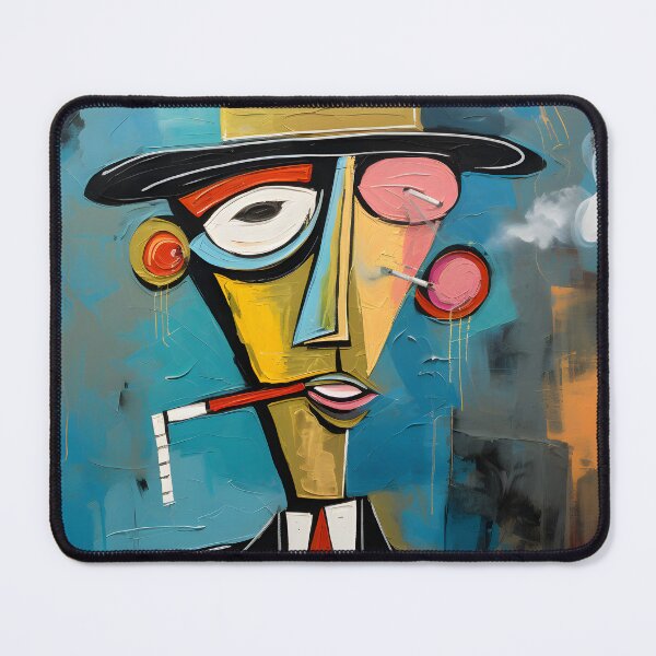 Item preview, Abstract Tobacco Tales- A Pastel Cosmos of Anthropomorphic Harmony designed and sold by OlfactoART Studio.