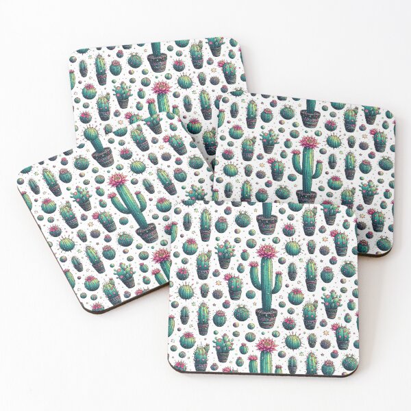 Item preview, Cosmic Cactus Pattern designed and sold by UnrealQuake.
