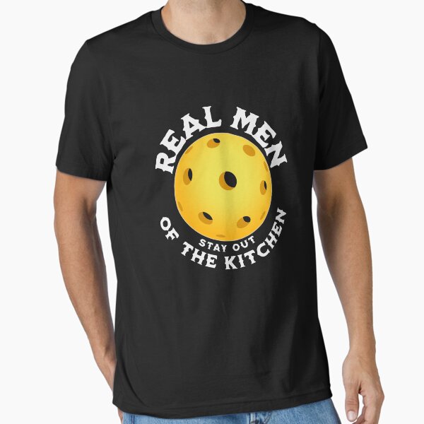 Item preview, Real Men Stay Out Of The Kitchen Funny Men's Pickleball Gear designed and sold by DynamicDesign.