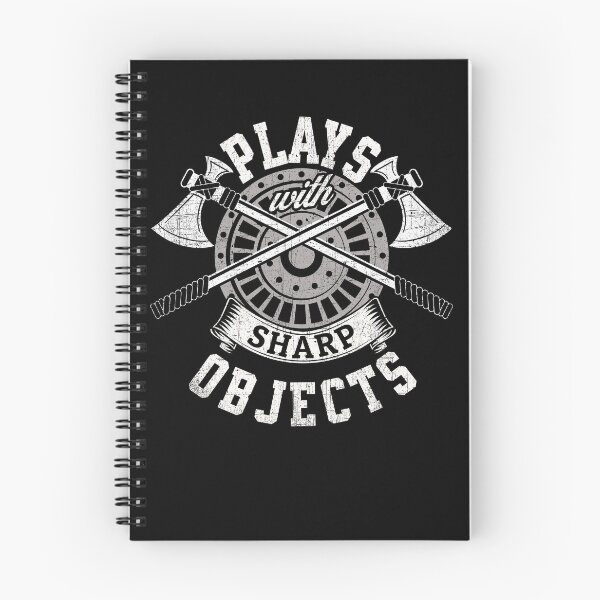 Item preview, Plays With Sharp Objects Axe Funny Axe Throwing Gear designed and sold by DynamicDesign.