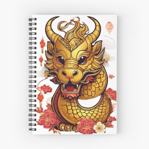 Artikelvorschau, Chinesisches goldenes Drachen-T-Shirt entworfen und verkauft von Purrz.