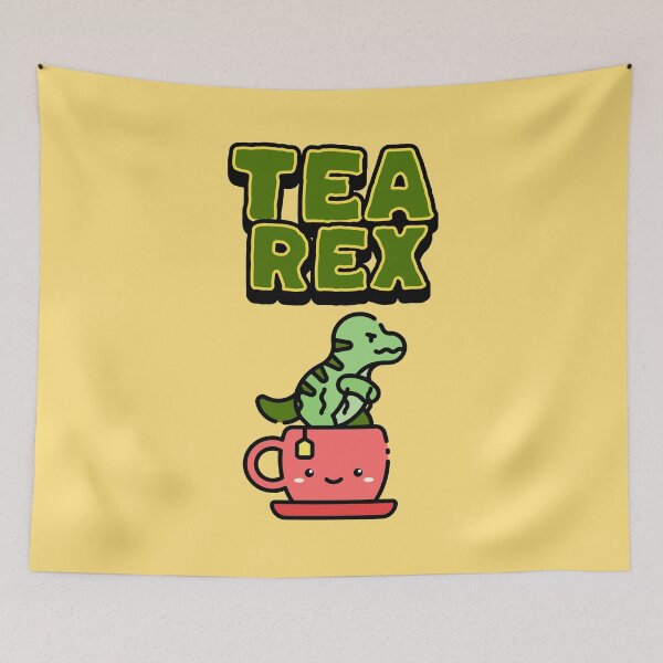 Item preview, Trex tea rex pun typography tyrannosaurus dinosaur | Morcaworks designed and sold by Morcawork.