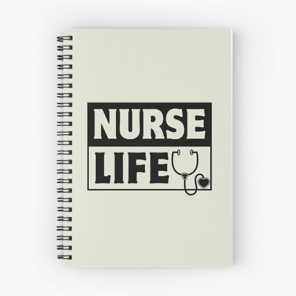 Item preview, Nurse life | Monochrome | Typography designed and sold by Introvertido.