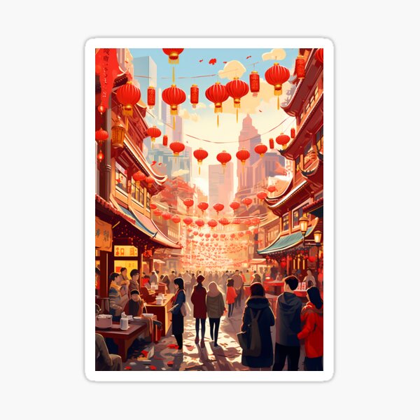 Item preview, Lunar New Year Market designed and sold by Newbie Art.