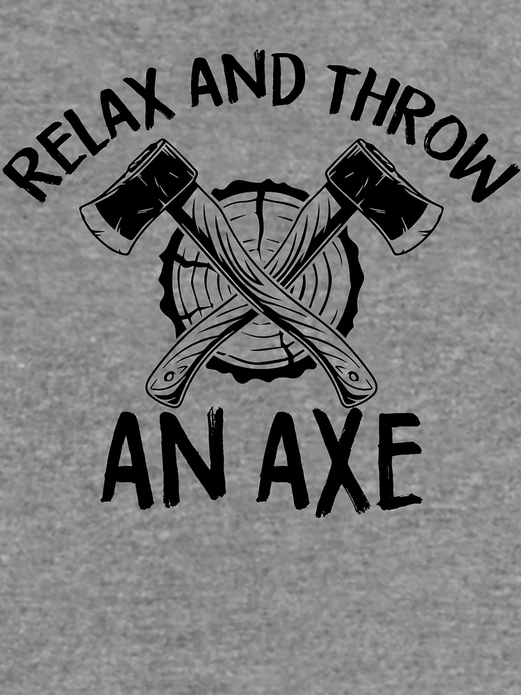 Thumbnail 6 von 6, Leichter Pullover, Relax And Throw An Axe Funny Axe Throwing Gear designt und verkauft von DynamicDesign.