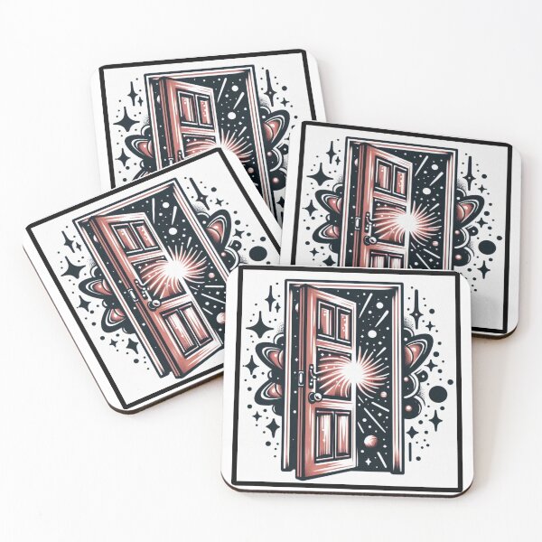 Item preview, Planetary Cosmic Space Doorway Flash Tattoo Art Design designed and sold by BrianSaysDesign.