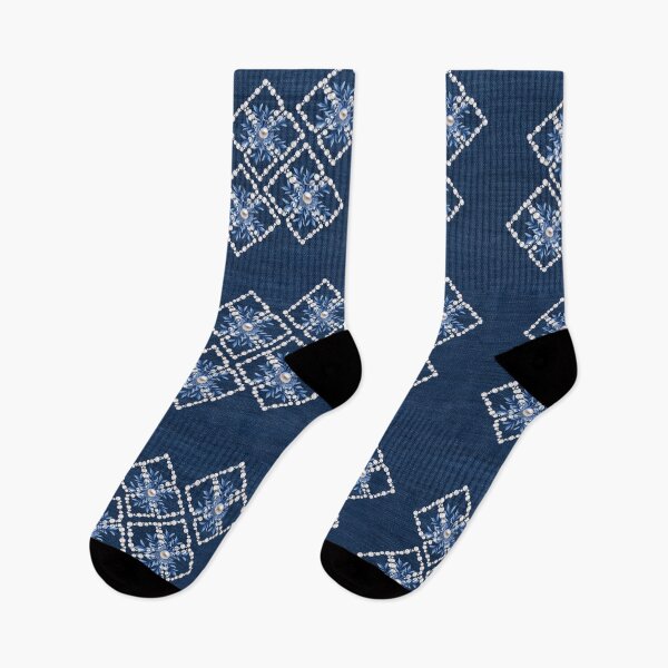 Item preview, Studded Denim Pattern designed and sold by Dewangi Kothari.