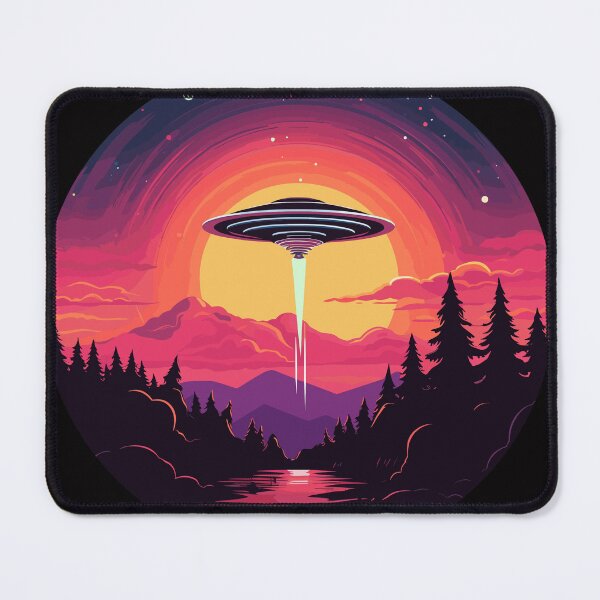 Item preview, UFO Blasting Off designed and sold by stickermepink.