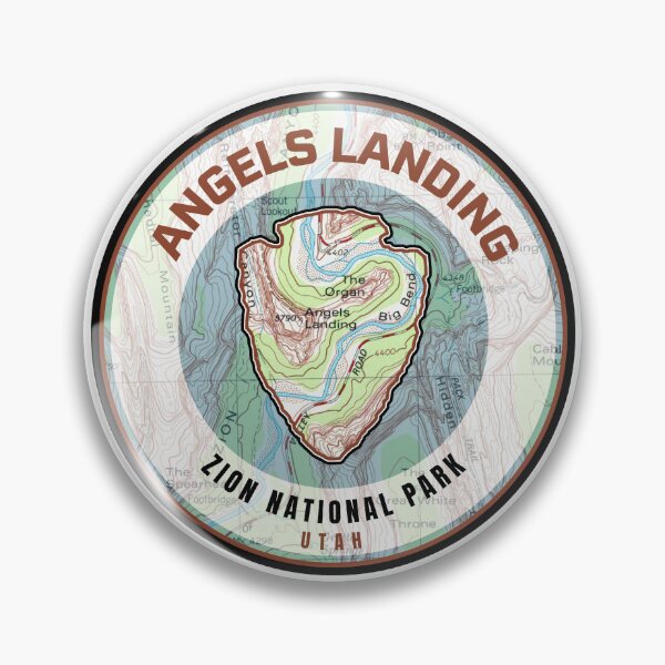 Item preview, Zion Souvenir Map - Angels Landing designed and sold by Willz Designz.