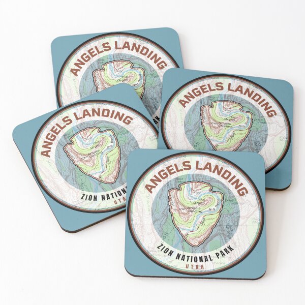 Item preview, Zion Souvenir Map - Angels Landing designed and sold by Willz Designz.