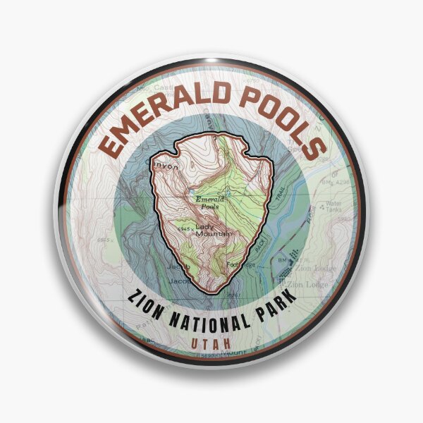 Item preview, Zion Souvenir Map - Emerald Pools designed and sold by Willz Designz.