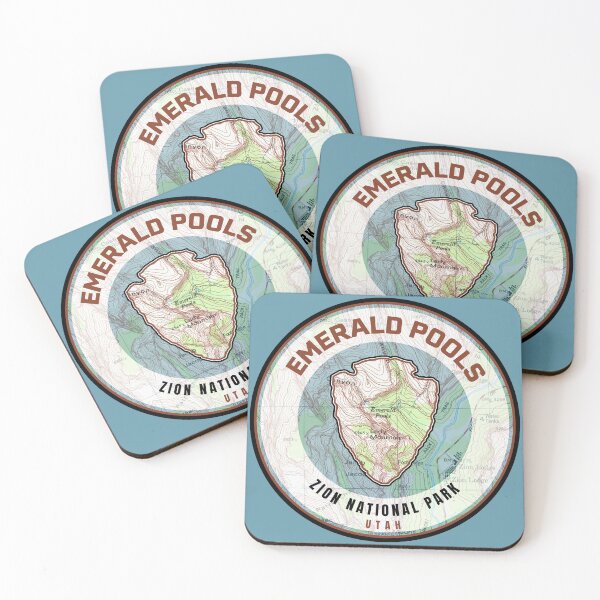 Item preview, Zion Souvenir Map - Emerald Pools designed and sold by Willz Designz.