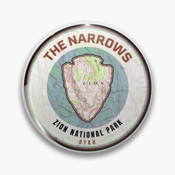 Item preview, Zion Souvenir Map - The Narrows designed and sold by Willz Designz.