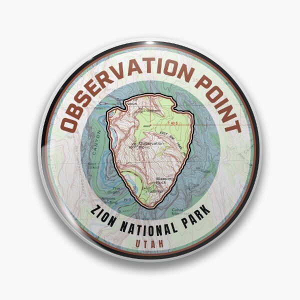 Item preview, Zion Souvenir Map - Observation Point designed and sold by Willz Designz.