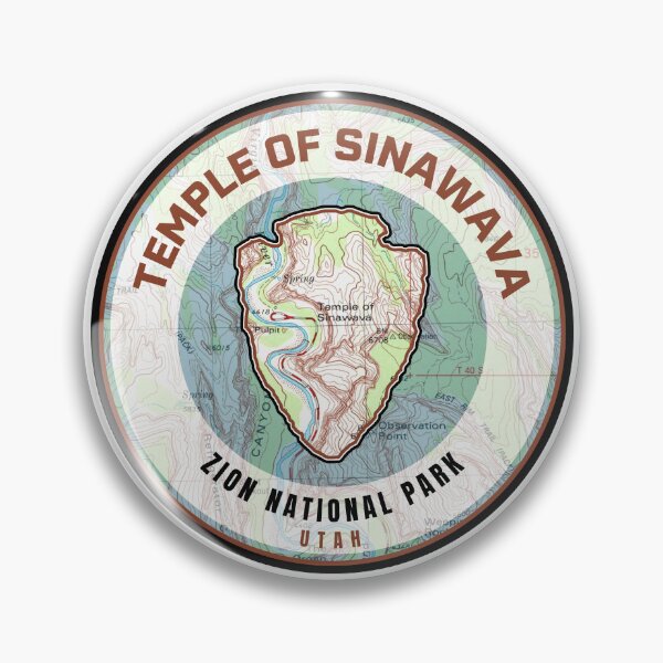 Item preview, Zion Souvenir Map - Temple of Sinawava designed and sold by Willz Designz.