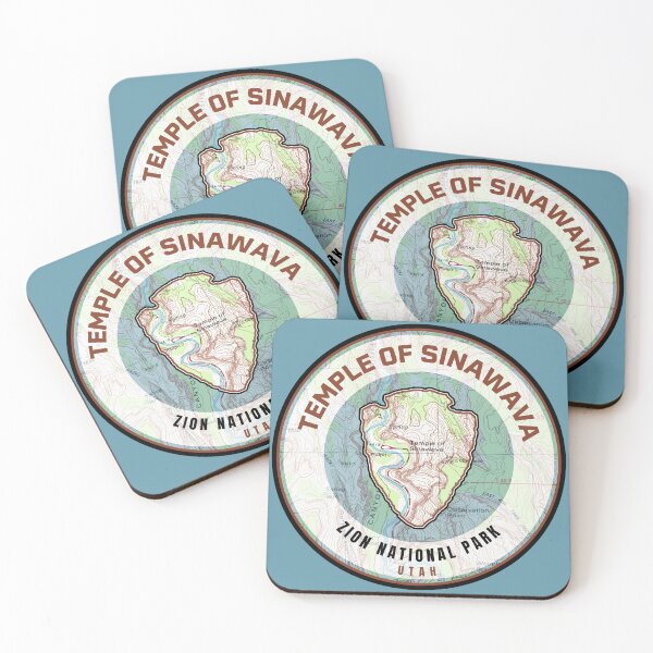 Item preview, Zion Souvenir Map - Temple of Sinawava designed and sold by Willz Designz.