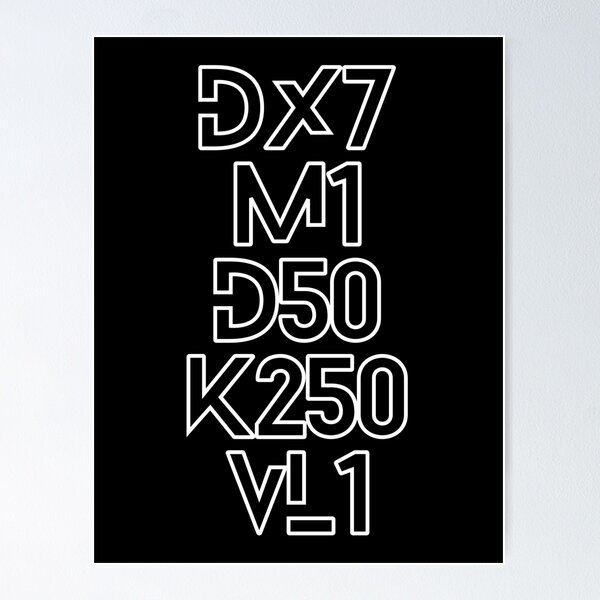 Item preview, Digital Synth Hall of Fame designed and sold by Creative Shed Designs.