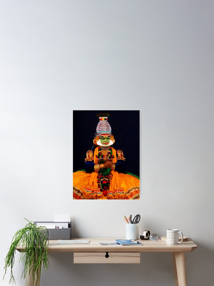 Poster El Personaje Pacca Kathakali Kerala Kalamandalam India