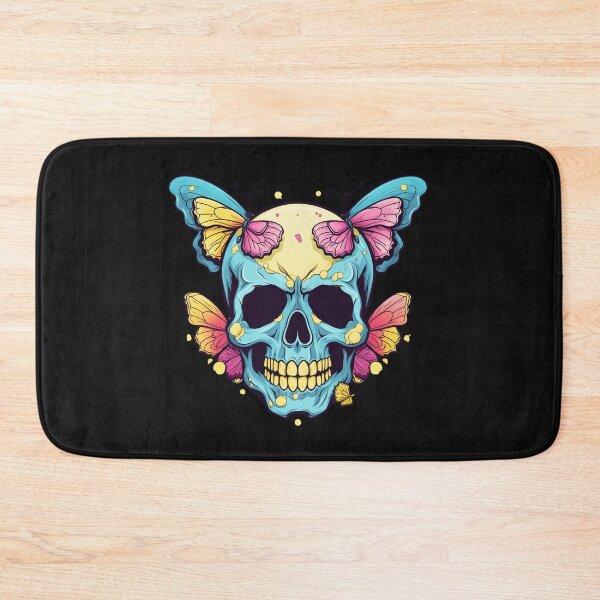 Item preview, Rainbow Butterfly Skull Tattoo designed and sold by Goku Creations.