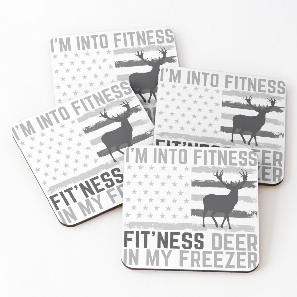 Item preview, Funny I'm Into Fitness Fit'Ness Deer In My Freezer Deer Sticker designed and sold by HTDesign69.