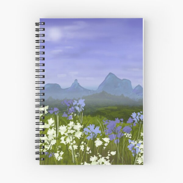Item preview, Beautiful Mountain Landscape with Flowers  designed and sold by jessvaluchart.